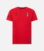 AC Milan Bedrucktes T Shirt Champions League Rot (2)