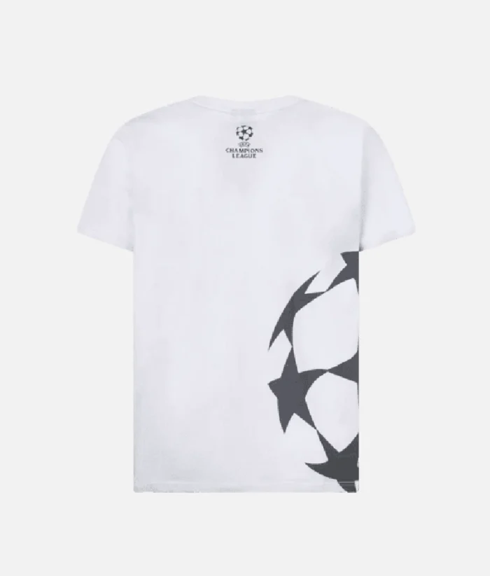 AC Milan Bedrucktes T Shirt Champions League Weiß (1)