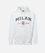 AC Milan College Collection Hoodie Weiß (2)