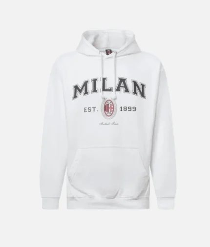 AC Milan College Collection Hoodie Weiß (2)