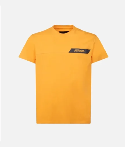 AS Roma 3D Print T Shirt Gelb (2)