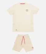 AS Roma ASR Logo T Shirt Short Creme (2)