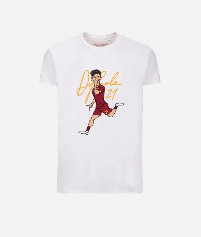 AS Roma Dybala Collection T Shirt Weiß (2)