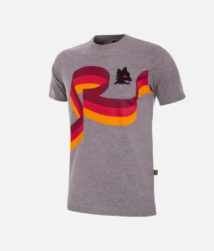 AS Roma Graphic Collection T Shirt Grau
