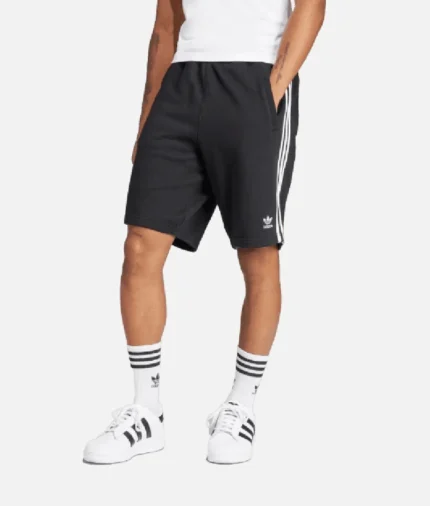 Adidas 3 Streifen Shorts Schwarz (1)