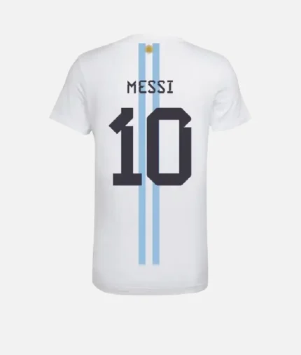 Adidas Argentinien Messi T Shirt Weiß (1)