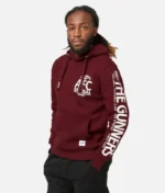 Arsenal 1886 The Gunners Redcurrant Hoodie (1)