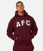 Arsenal AFC Hoodie Rot (1)