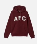 Arsenal AFC Hoodie Rot (2)