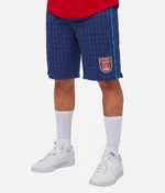 Arsenal Retro Chevron Shorts Blau (1)