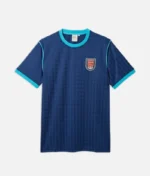 Arsenal Retro Chevron T Shirt Blue (2)