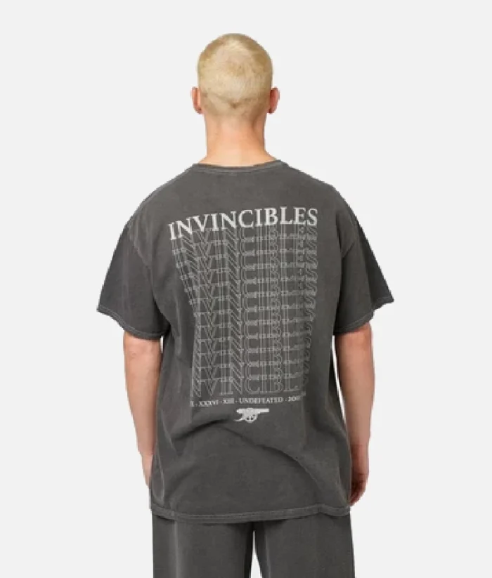 Arsenal Retro Invincibles T Shirt Grau (1)