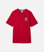 Arsenal Retro Wappen T Shirt Rot (2)