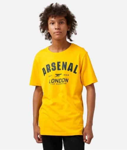 Arsenal Since 1886 Gelb Gunners T Shirt (1)
