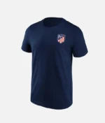 Atletico Madrid Wappen T Shirt Marine (2)