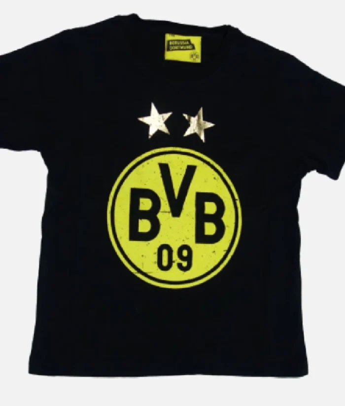 BVB Logo T Shirt Schwarz (1)