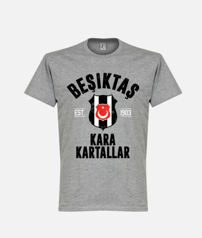 Besiktas Established T Shirt Grau (2)