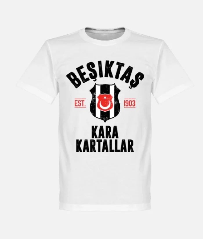 Besiktas Established T Shirt Weiß (2)