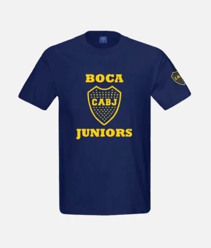 Boca Juniors CABJ 1905 Football Crest T Shirt (2)