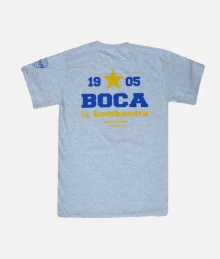 Boca Juniors Crest T Shirt Grau (1)