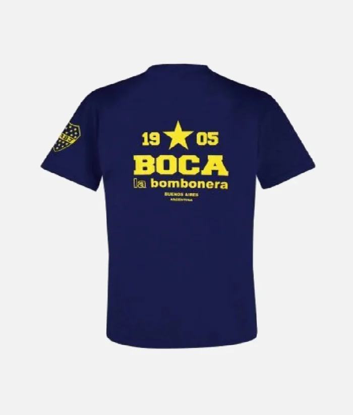 Boca Juniors Crest T Shirt Marine Blau (1)