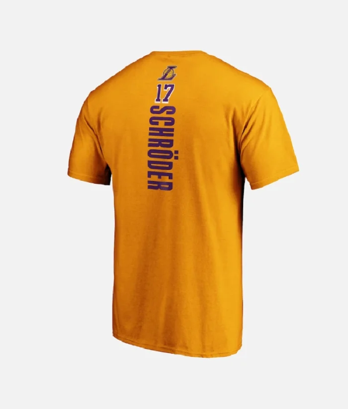Dennis Schroder Los Angeles T Shirt Gelb (1)