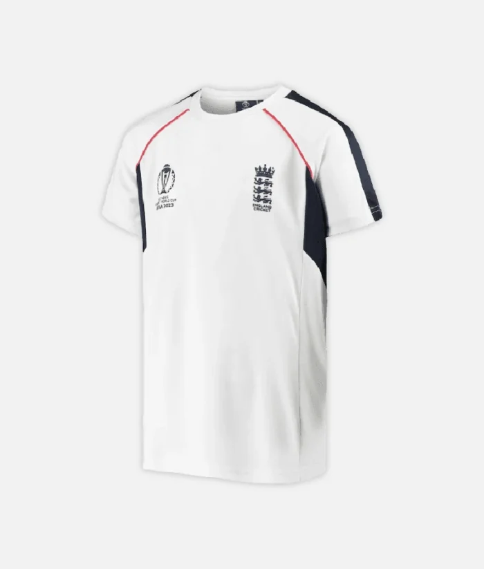 England ICC Herren Cricket World Cup T Shirt Weiß (2)
