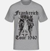 Frankreich Tour 1940 T Shirt Grau (1)