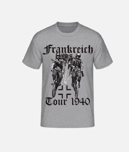 Frankreich Tour 1940 T Shirt Grau (2)