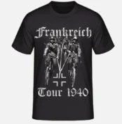 Frankreich Tour 1940 T Shirt Schwarz (1)