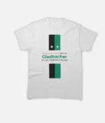 Gladbach Logo Classic T Shirt Weiß (2)