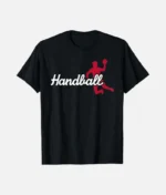 Handball Classic Logo T Shirt Schwarz (2)