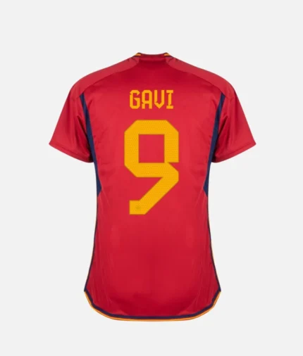 Nike Barcelona Home Gavi 9 T Shirt Rot (2)