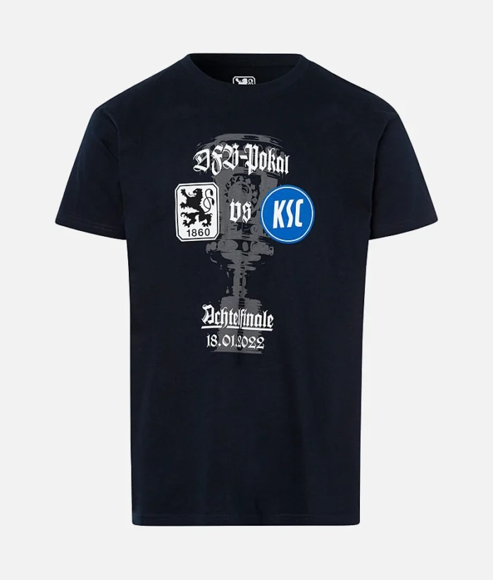 T Shirt DFB Pokal 1860 KSC (2)