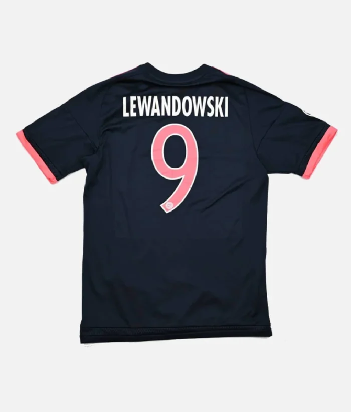 Bayern München Lewandowski T Shirt Schwarz (2)