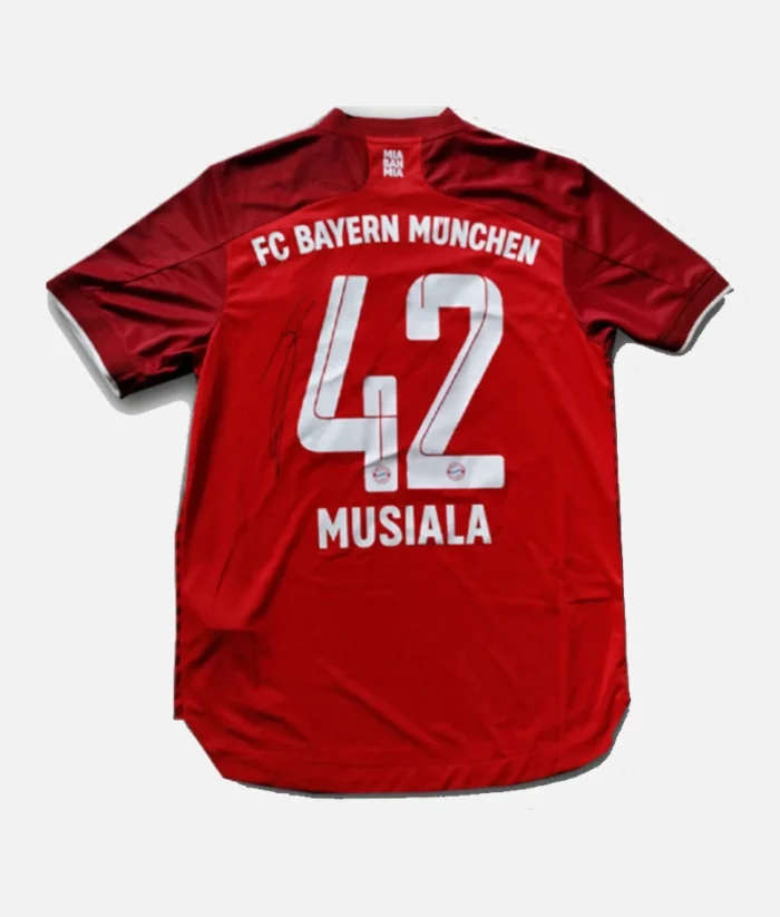 FC Bayern Jamal Musiala Trikot Rot (1)