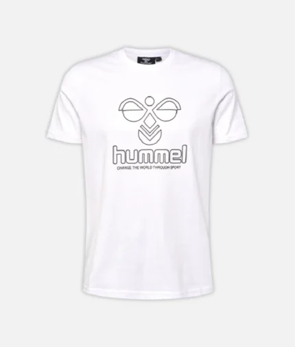 Hummel Classic Graphic T Shirt Weis (2)