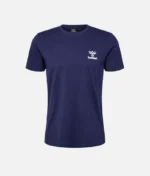 Hummel Classic T Shirt Marine Blau (2)