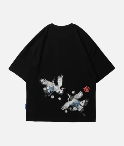 Japan Ästhetisches T Shirt Schwarz (2)