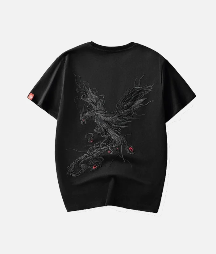 Japan Phoenix T Shirt Schwarz (2)