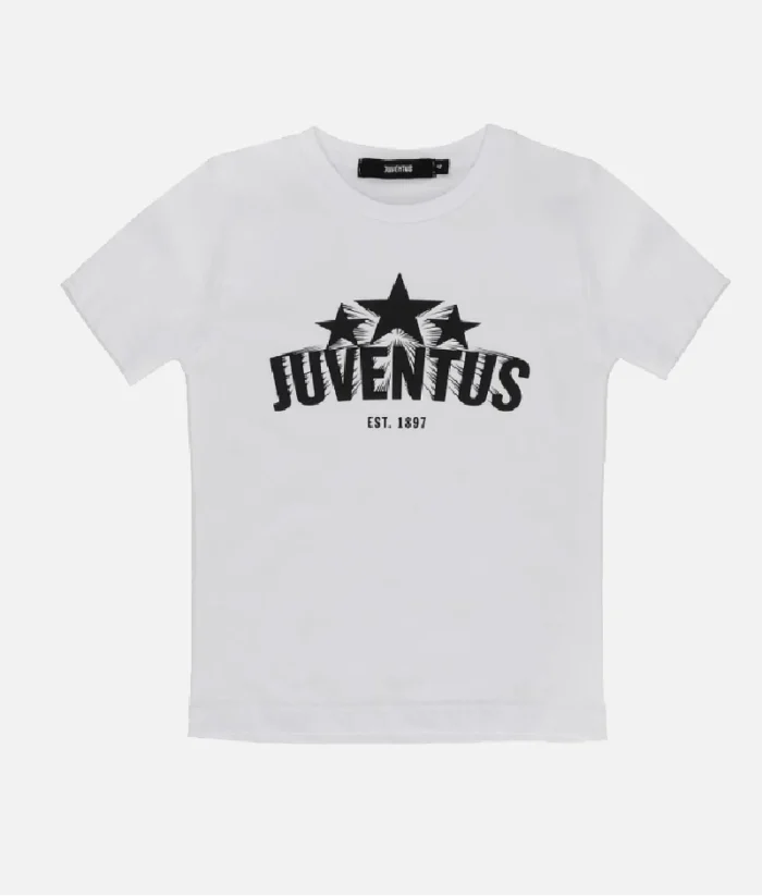 Juventus 3 Stars T Shirt Weis (2)
