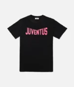 Juventus Icon T Shirt Fuchsia Fluo Schwarz (2)