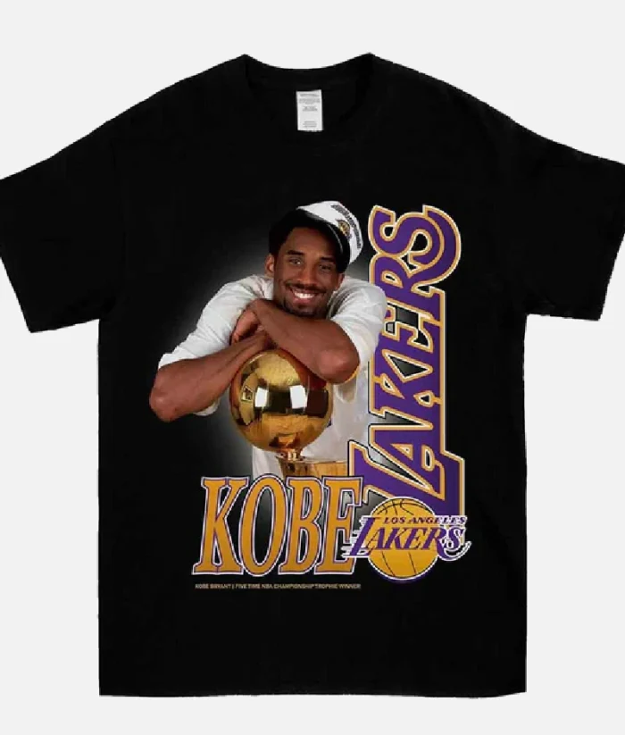 Kobe Bryant 90S Vintage T Shirt Schwarz (2)