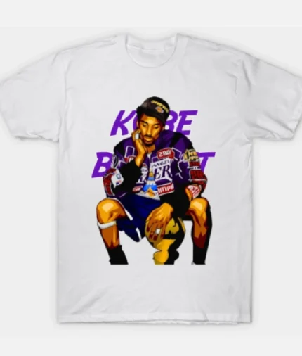 Kobe Bryant Lakers T Shirt Weiß (1)
