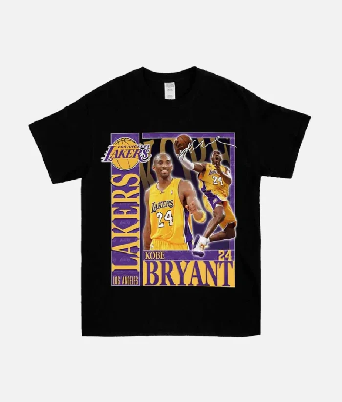 Kobe Bryant Vintage T Shirt Schwarz (2)