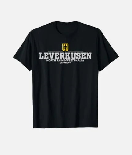 Leverkusen Classic T Shirt Schwarz (2)