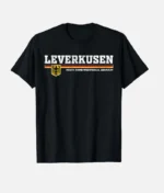 Leverkusen Deutschland Logo T Shirt Schwarz (2)