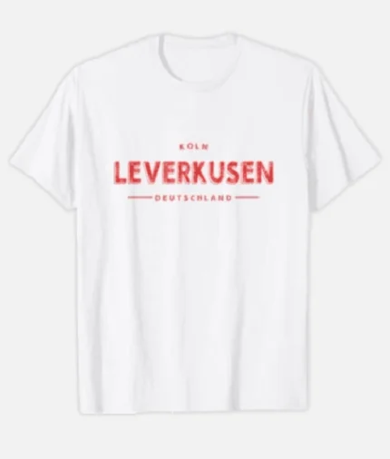 Leverkusen Deutschland T Shirt Weis (2)