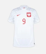 Lewandowski Nike Polen Home T Shirt Weiß (1)