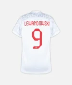 Lewandowski Nike Polen Home T Shirt Weiß (2)